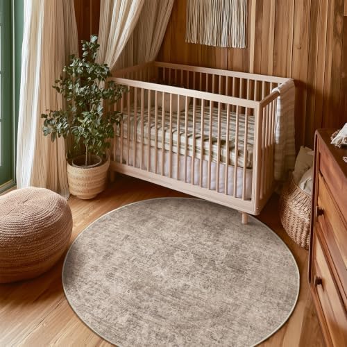 Machine Washable Rugs for Living Room: 4x4 Area Rugs for Bedroom - Image 3