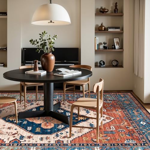 Lahome Large 8x10 Washable Boho Southwestern Area Rug - Image 2
