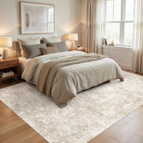 cotiled 6x9 Area Rug for Living Room, Abstract Washable Carpet - Image 5