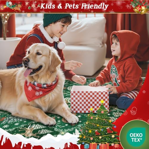 Madane Washable Christmas Runner Rug 2x6 - Image 7