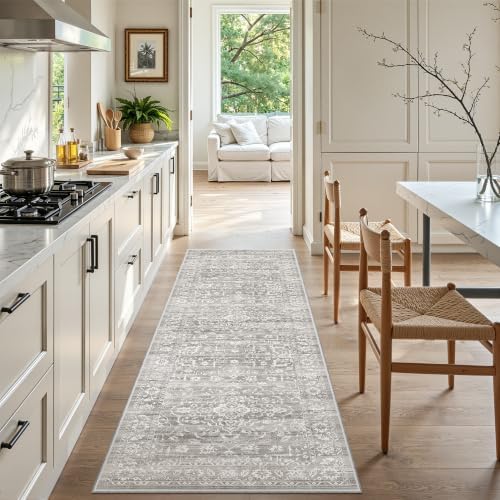 Soalmost Runner Rug Non-Slip for Kitchen 2x6, Washable Soft Hallway Rug by Soalmost