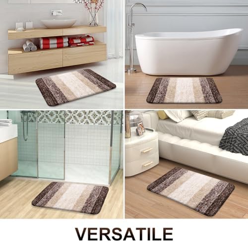 OLANLY Small Bathroom Rugs 30x18, Extra Soft Absorbent Microfiber Bath Rugs - Image 7