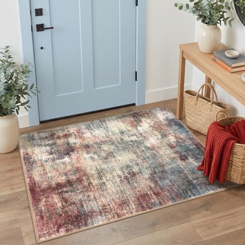 IOHOUZE Abstract Area Rug 3x4 Ft Washable Rugs by iOhouze