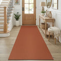 KOZYFLY Cotton Runners for Hallway 3x8, Wide Washable Runner Rug, Woven Non by KOZYFLY