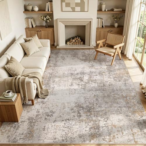 10x14 Area Rugs Living Room Abstract Washable Rug - Image 7