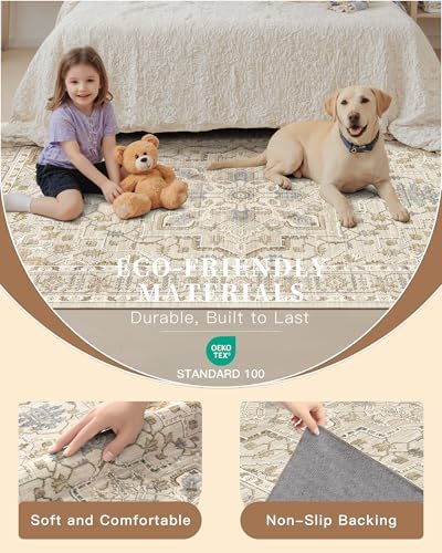 Madane Washable Runner Rugs 2x10 Long - Image 5