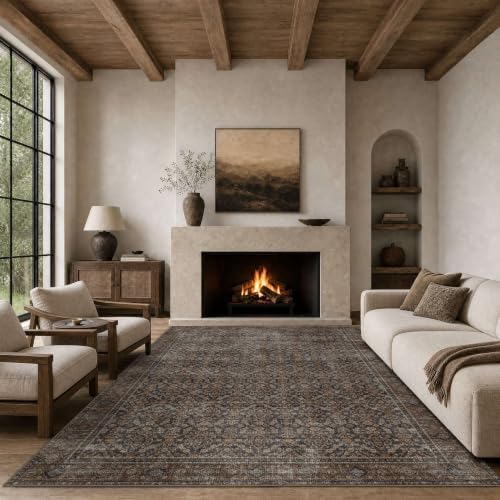 10x14 Area Rug for Living Room by LatteFog