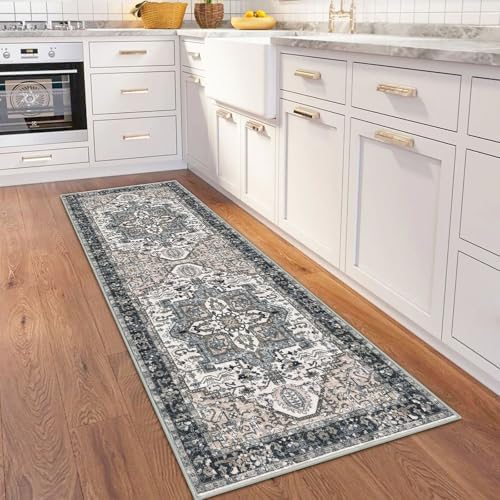 KOZYFLY Runners for Hallways 2x6 Ft Washable Kitchen Runner Rug Boho Runner Rug - Image 2