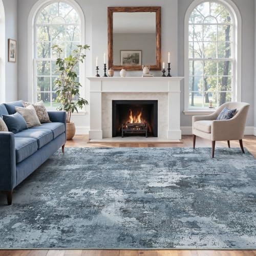 4x6 Ft Abstract Washable Area Rugs - Image 3