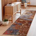 GarveeHome Machine Washable Runner Abstract Hallway Rugs 2x6 Red by GarveeHome