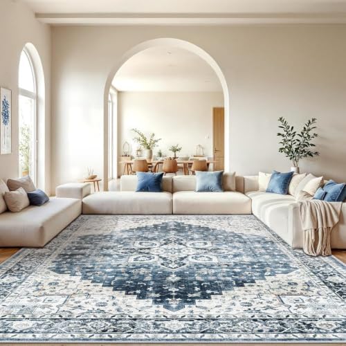 Amada Large 10x12 Washable Area Rug - Image 2