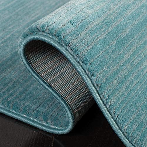 SAFAVIEH Vision Round Rug 3', Modern Tonal Aqua VSN606B - Image 4
