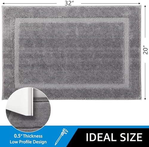 Oiilores Door Mat Indoor Entrance, Dirt Trapper Entryway Rug - Image 2