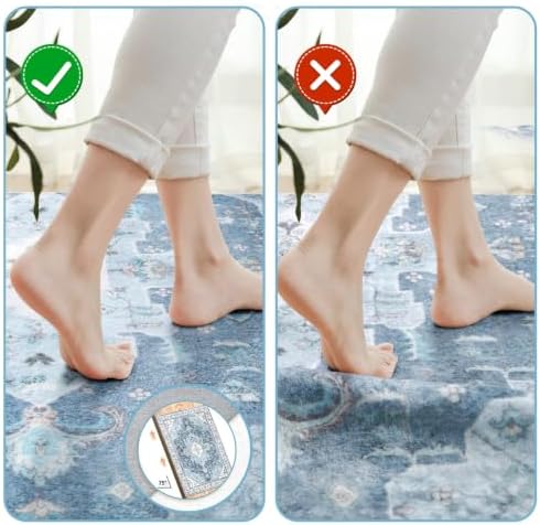 SERISSA 2x3 Washable Non Slip Boho Small Area Rug - Image 3