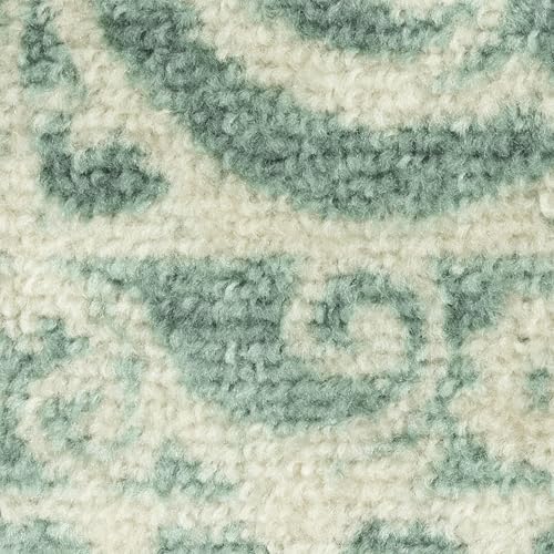 Maples Rugs Pelham Vintage Medallion Runner Rug, Light Spa - Image 6