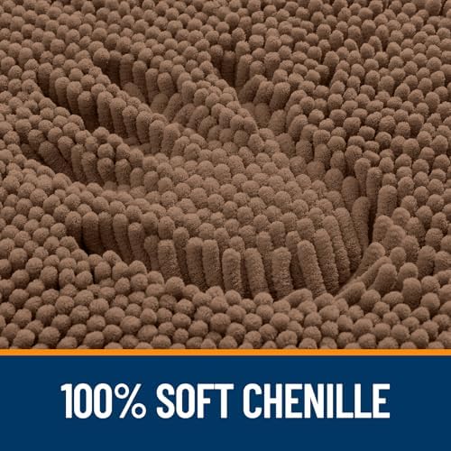OLANLY Large Bathroom Rugs 40x32, Extra Soft Absorbent Chenille Bath Rugs - Image 3
