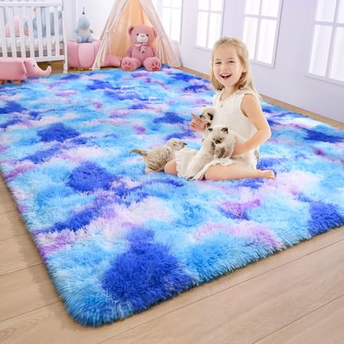 AROGAN Fluffy 8x10 Area Rugs Kids Bedroom - Image 2