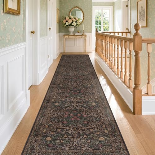 Washable Boho 3x16 Long Runner Rug by HazoHaus