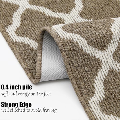 SHACOS Runner Rug 2x8 ft Washable Entryway Runner Rugs Non Slip Rubber Backing - Image 6