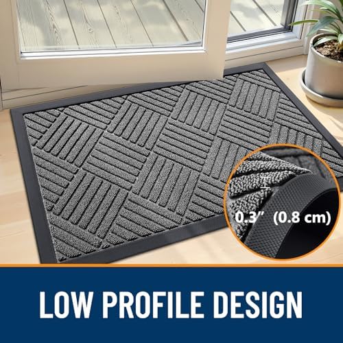 OLANLY Front Door Mat Outside Entrance 59x23, Waterproof Heavy-Duty Doormat - Image 5