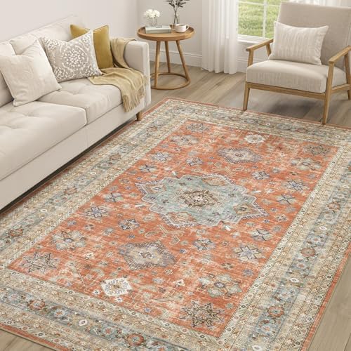 cotiled 5x7 Area Rug for Living Room, Traditional by COTILED