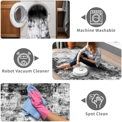 2x3 Small Washable Area Rug: Non-Slip Indoor Door Mat - Image 4