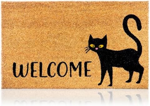 Coir Welcome Mat, 17 x 29 in by AmaruDoorMats