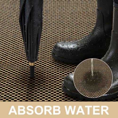 LEKEEPGO Front Door Mat 20"x32", Indoor Non Slip Washable Entry Mat - Image 5