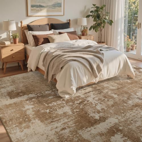 8x10 Ft Abstract Washable Area Rugs - Image 4