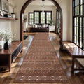 SERISSA 2x12 Washable Non-Slip Boho Runner Rug by SERISSAHomeDecorCollection