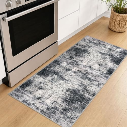 IOHOUZE Abstract Runner Rug 2x5 Ft Washable Runners - Image 2