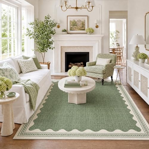 GarveeHome Scalloped Rug by GarveeHome
