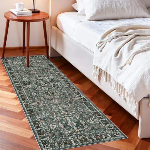2x6 Hallway Washable Runner Rug: 6ft Kitchen Rugs - Image 5