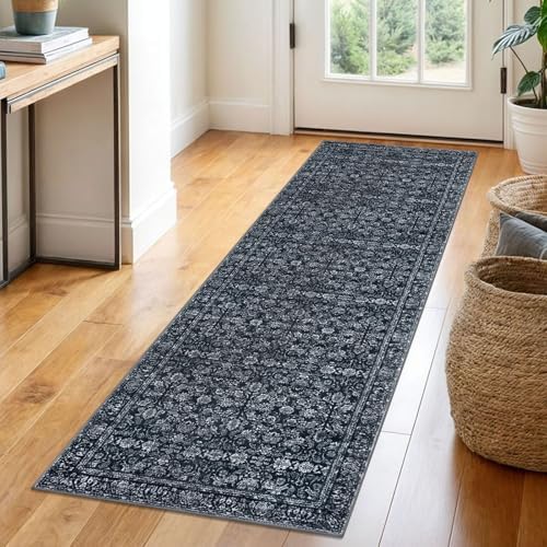 SIILOOM 2x6 Washable Runner Rug, Non Slip Soft Area Rug by SiiloomRug