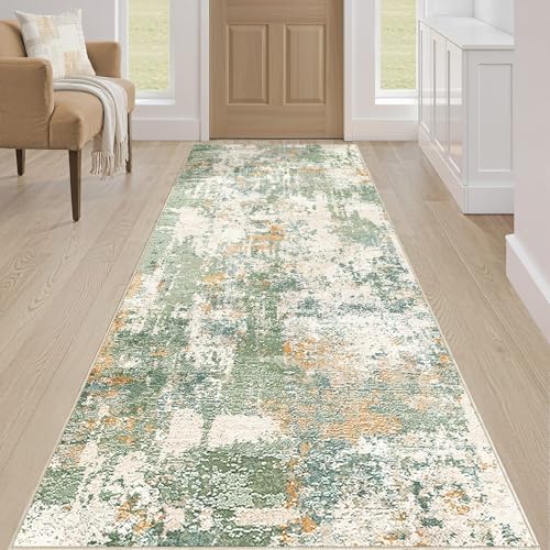 LOONGRUG Runner Rug 3x10 Washable Non-Slip Kitchen Neutral Modern Rug - Image 4