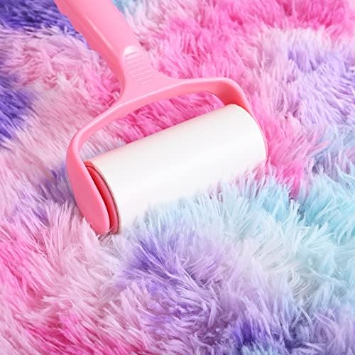 AROGAN Soft Rainbow Bedside Rugs - Image 4