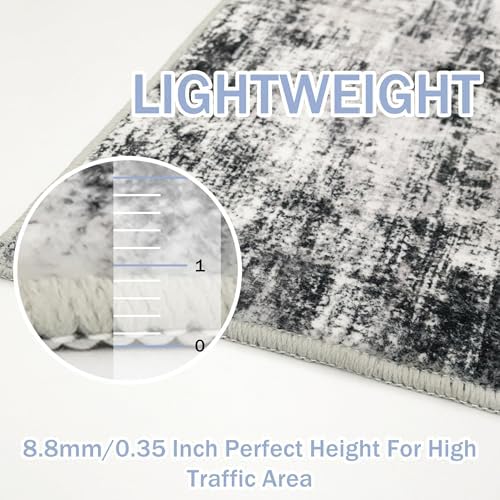 IOHOUZE Abstract Runner Rug 2x4 Ft Entryway Rugs Washable Door Mat Indoor - Image 5