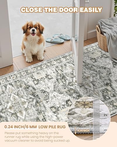 Kitchen Runner Rug Non Slip Washable Rugs 2.5x10 - Image 6