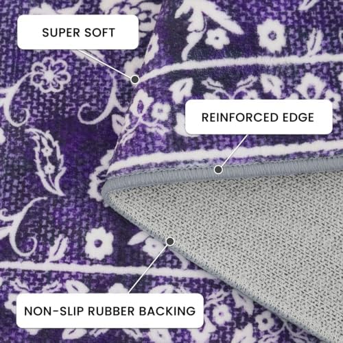 Washable Vintage 2x6 Runner Rug Non Slip Runners - Image 5