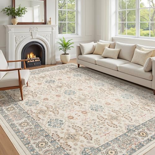 cotiled 10x14 Area Rug for Living Room, Traditional by COTILED