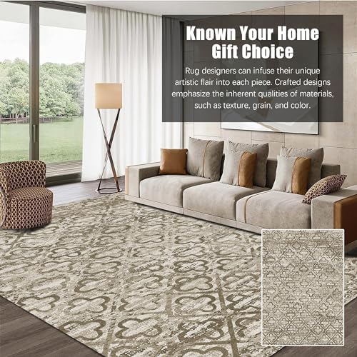RUGSURE Washable Area Rugs, Pet & Child Friendly, Vibrant Colors Rugs - Image 3