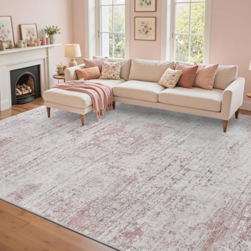 9x12 Ft Abstract Washable Area Rugs - Image 2