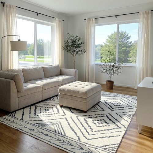BESTSWEETIE 9'x12' Washable Area Rug by BESTSWEETIE