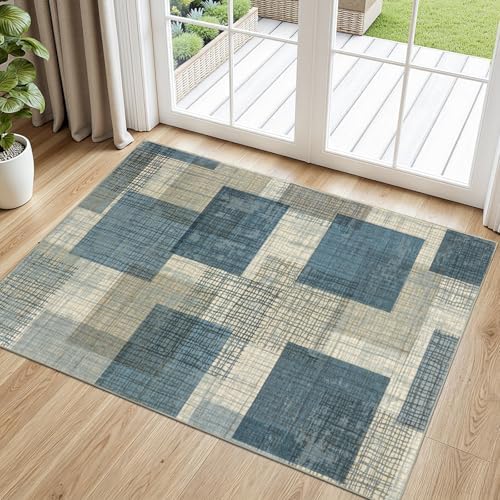 Washable 2x3 Entryway Rug, Throw Rugs by Ailyei
