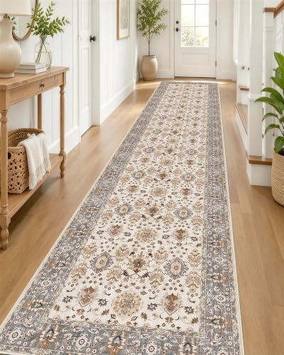 OLANLY 2'6"x14' Washable Runner Rug, Non Slip Carpet by OLANLY