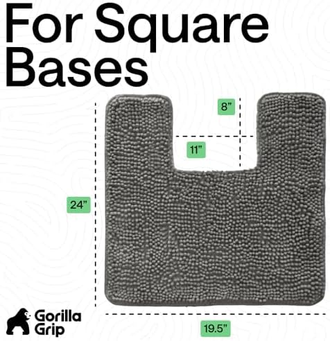 GORILLA GRIP Chenille Bath Rug Mat - Image 2