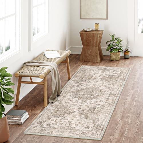 2x5 Brown Neutral Runner Rug - Image 3
