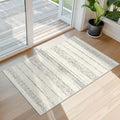 Miukiki 2x3 Entryway Rug Washable Non Slip Moroccan Area Rugs Grey by Miukiki