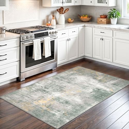 IOHOUZE Abstract Area Rug 3x5 Ft Washable Rugs - Image 3