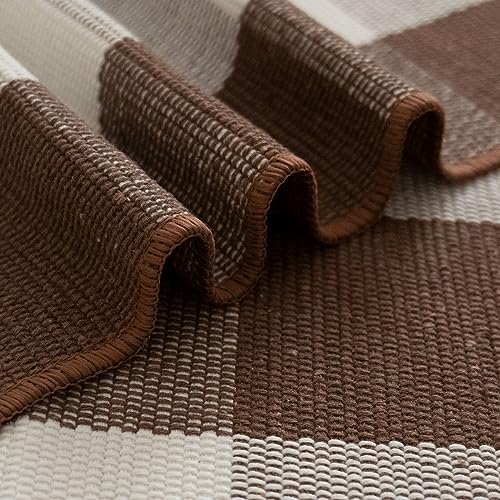 Buffalo Plaid Outdoor Rugs, Layering Rug - Image 7